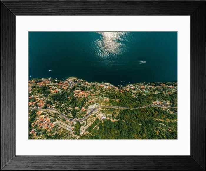 Framed Print : Italy Como Lake drone Air 360 vr virtual reality drone panorama Framed Print : Italy Como Lake drone Air 360 vr virtual reality drone panorama