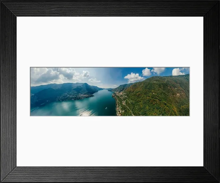Framed Print : Italy Como Lake drone Air 360 vr virtual reality drone panorama Framed Print : Italy Como Lake drone Air 360 vr virtual reality drone panorama
