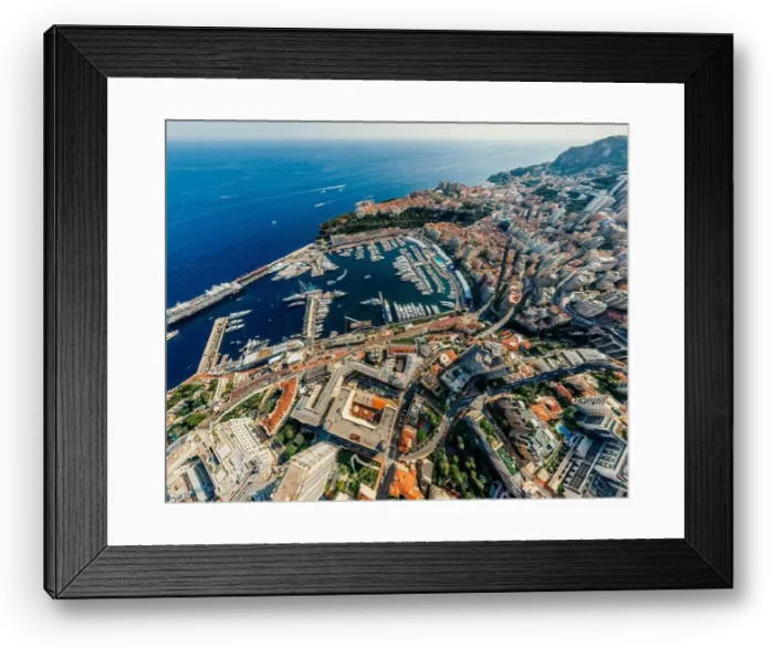 Framed Print : Mountains in Monaco Monte-Carlo city riviera Drone summer photo Air 360 vr virtual reality drone panorama Framed Print : Mountains in Monaco Monte-Carlo city riviera Drone summer photo Air 360 vr virtual reality drone panorama