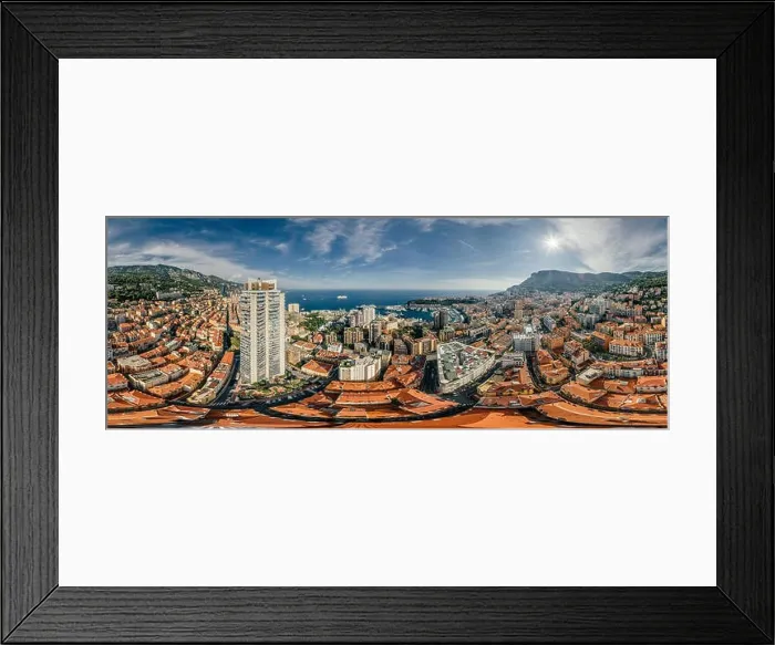 Framed Print : Mountains in Monaco Monte-Carlo city riviera Drone summer photo Air 360 vr virtual reality drone panorama Framed Print : Mountains in Monaco Monte-Carlo city riviera Drone summer photo Air 360 vr virtual reality drone panorama