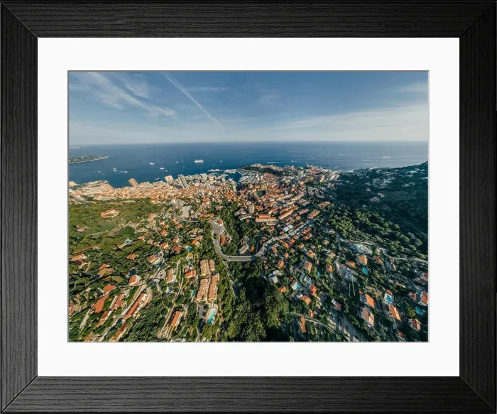 Framed Print : Mountains in Monaco Monte-Carlo city riviera Drone summer photo Air 360 vr virtual reality drone panorama Framed Print : Mountains in Monaco Monte-Carlo city riviera Drone summer photo Air 360 vr virtual reality drone panorama