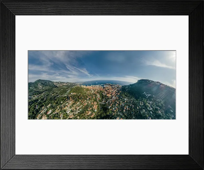 Framed Print : Mountains in Monaco Monte-Carlo city riviera Drone summer photo Air 360 vr virtual reality drone panorama Framed Print : Mountains in Monaco Monte-Carlo city riviera Drone summer photo Air 360 vr virtual reality drone panorama