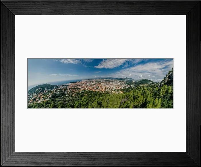 Framed Print : Nice city in the south of France on the azure coast drone Air 360 vr virtual reality drone panorama Framed Print : Nice city in the south of France on the azure coast drone Air 360 vr virtual reality drone panorama