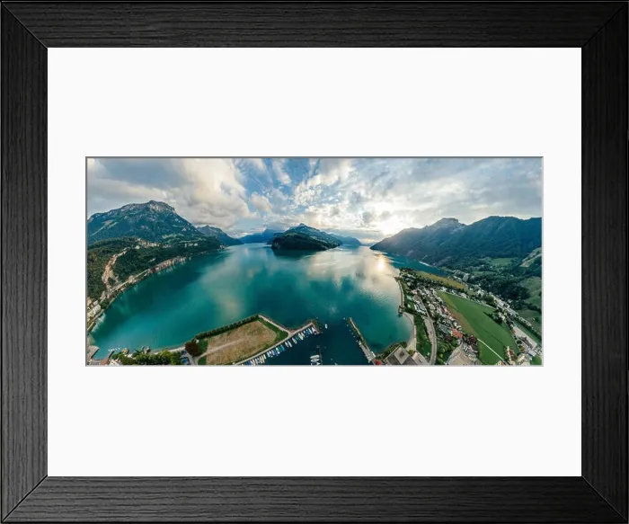 Framed Print : Swiss Mountain Lake nature Drone drone Air 360 vr virtual reality drone panorama Framed Print : Swiss Mountain Lake nature Drone drone Air 360 vr virtual reality drone panorama