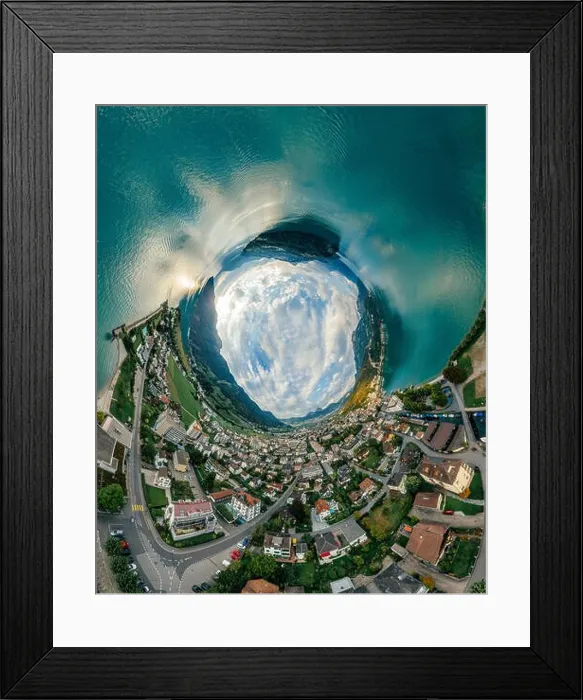 Framed Print : Swiss Mountain Lake nature Drone drone Air 360 vr virtual reality drone panorama Framed Print : Swiss Mountain Lake nature Drone drone Air 360 vr virtual reality drone panorama