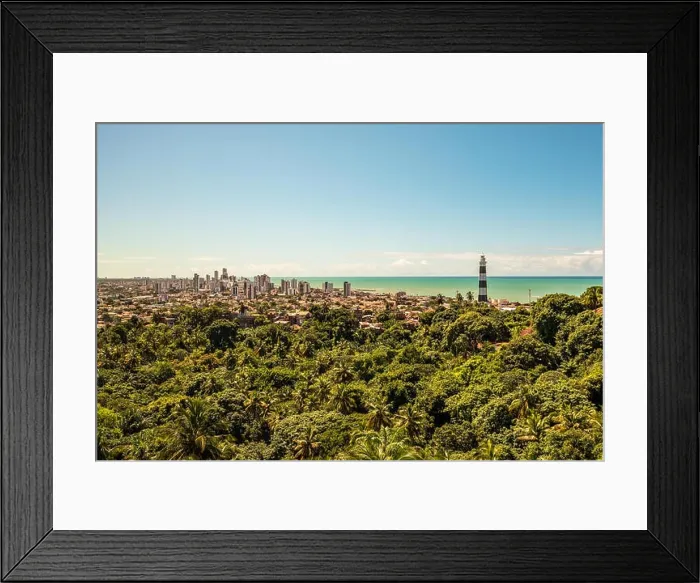 Framed Print : Aerial view of Olinda Lighthouse, Olinda, Pernambuco, Brazil Framed Print : Aerial view of Olinda Lighthouse, Olinda, Pernambuco, Brazil