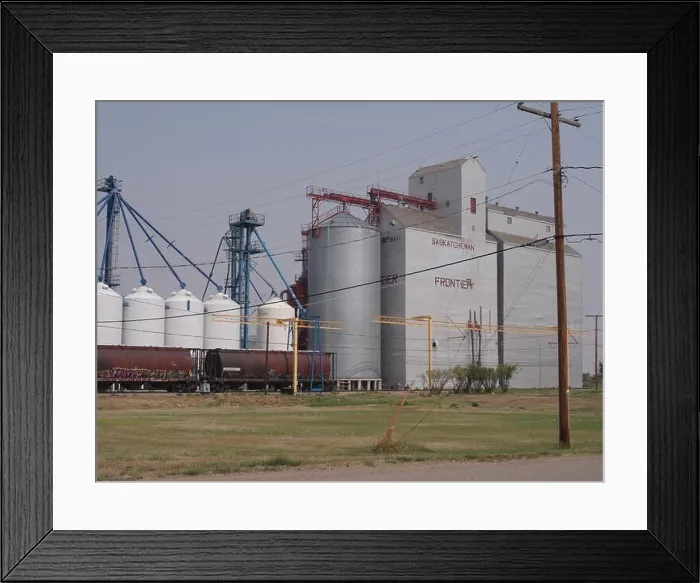 Framed Print : Grain elevator, Frontier, Saskatchewan, Canada, Palliser Triangle, Brian Martin RMSF Framed Print : Grain elevator, Frontier, Saskatchewan, Canada, Palliser Triangle, Brian Martin RMSF