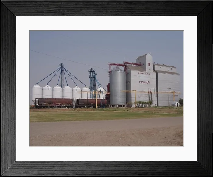 Framed Print : Grain elevator, Frontier, Saskatchewan, Canada, Palliser Triangle, Brian Martin RMSF Framed Print : Grain elevator, Frontier, Saskatchewan, Canada, Palliser Triangle, Brian Martin RMSF