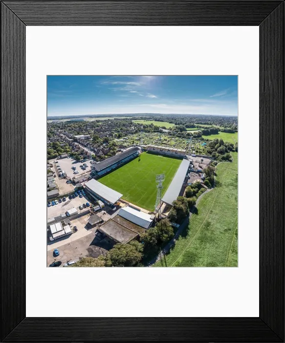 Framed Print : Cambridge united football stadium Framed Print : Cambridge united football stadium