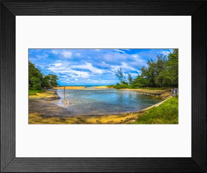 Framed Print : aerial view panorama Phromthep cape and wind tubine viewpoint Framed Print : aerial view panorama Phromthep cape and wind tubine viewpoint