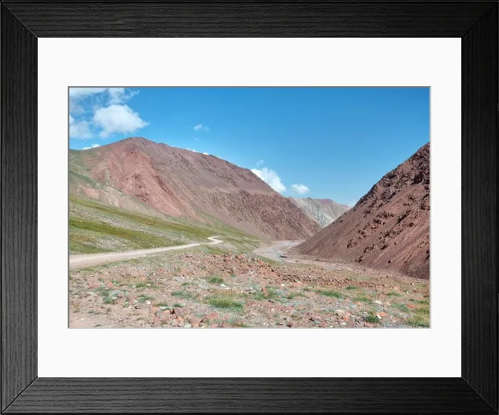 Framed Print : Kyzyl Art Pass between Kyrgyzstan and Tajikistan, taken in August 2018 Framed Print : Kyzyl Art Pass between Kyrgyzstan and Tajikistan, taken in August 2018