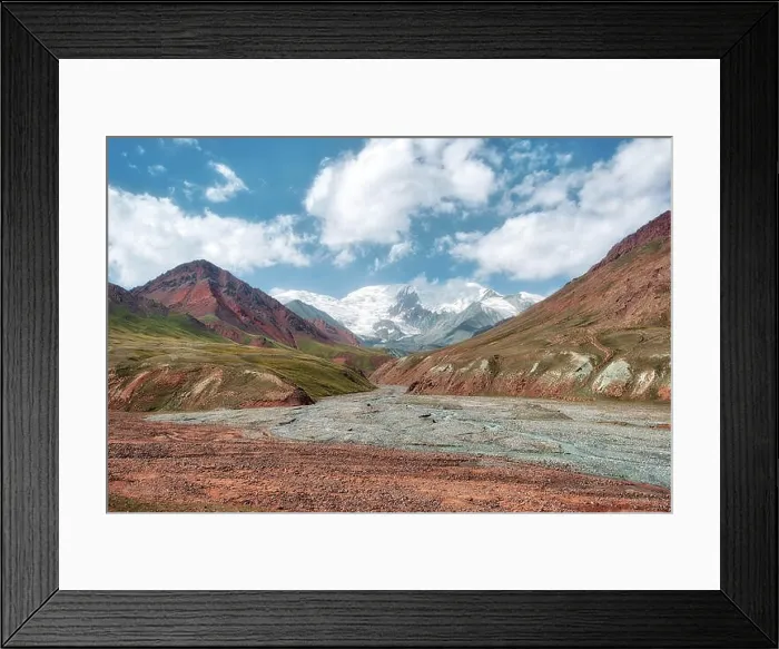 Framed Print : Kyzyl Art Pass between Kyrgyzstan and Tajikistan, taken in August 2018 Framed Print : Kyzyl Art Pass between Kyrgyzstan and Tajikistan, taken in August 2018