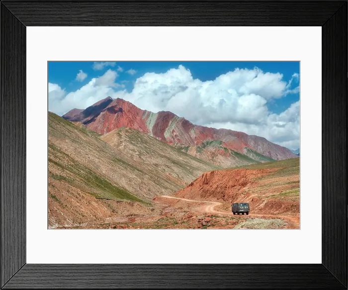 Framed Print : Kyzyl Art Pass between Kyrgyzstan and Tajikistan, taken in August 2018 Framed Print : Kyzyl Art Pass between Kyrgyzstan and Tajikistan, taken in August 2018
