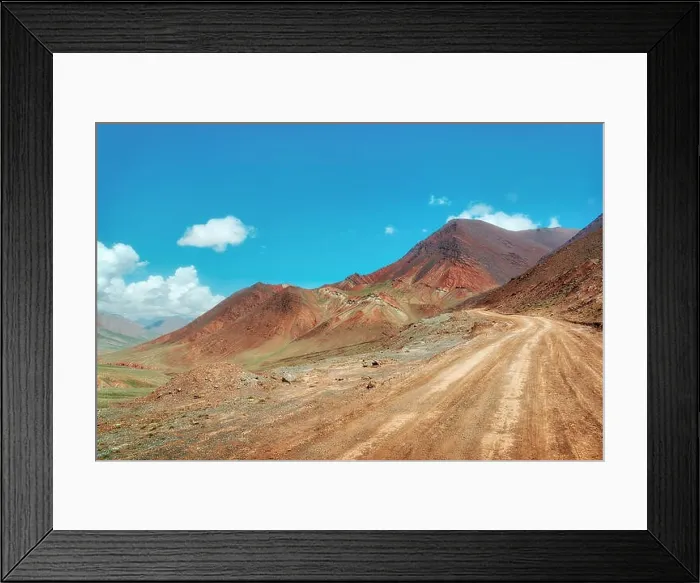 Framed Print : Kyzyl Art Pass between Kyrgyzstan and Tajikistan, taken in August 2018 Framed Print : Kyzyl Art Pass between Kyrgyzstan and Tajikistan, taken in August 2018