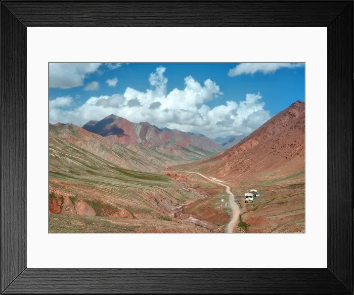 Framed Print : Kyzyl Art Pass between Kyrgyzstan and Tajikistan, taken in August 2018 Framed Print : Kyzyl Art Pass between Kyrgyzstan and Tajikistan, taken in August 2018