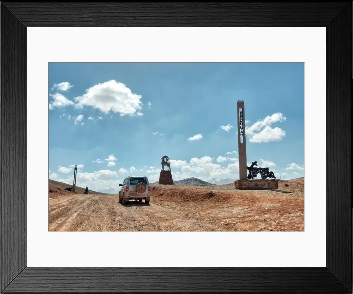 Framed Print : Kyzyl Art Pass between Kyrgyzstan and Tajikistan, taken in August 2018 Framed Print : Kyzyl Art Pass between Kyrgyzstan and Tajikistan, taken in August 2018