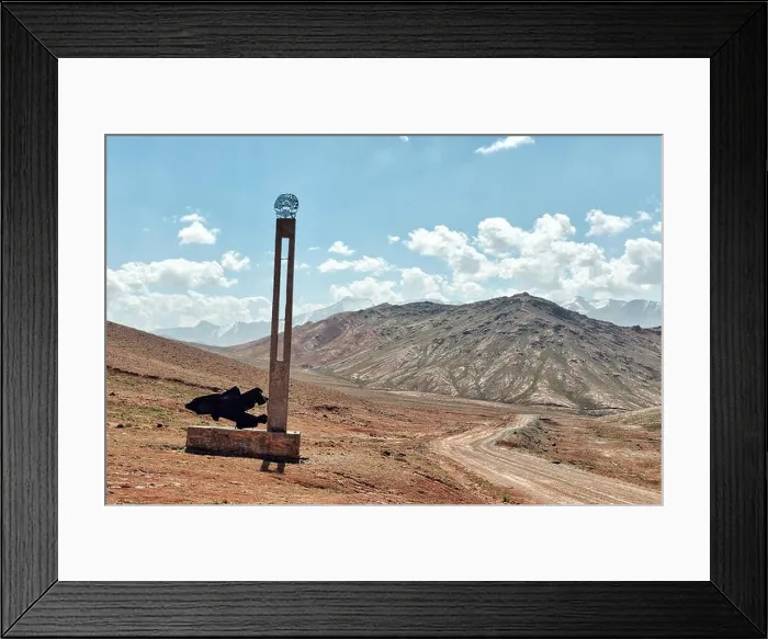 Framed Print : Kyzyl Art Pass between Kyrgyzstan and Tajikistan, taken in August 2018 Framed Print : Kyzyl Art Pass between Kyrgyzstan and Tajikistan, taken in August 2018