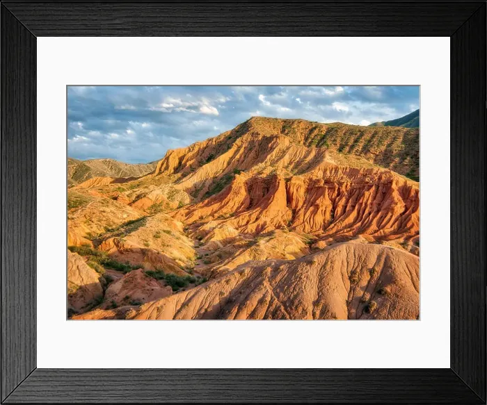 Framed Print : Fairytale Canyon Skazka in Kyrgyzstan, taken in August 2018 Framed Print : Fairytale Canyon Skazka in Kyrgyzstan, taken in August 2018