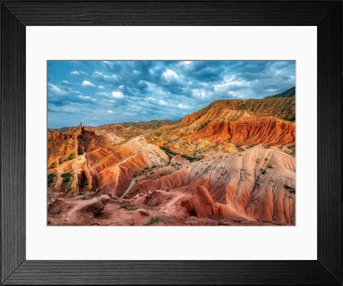 Framed Print : Fairytale Canyon Skazka in Kyrgyzstan, taken in August 2018 Framed Print : Fairytale Canyon Skazka in Kyrgyzstan, taken in August 2018