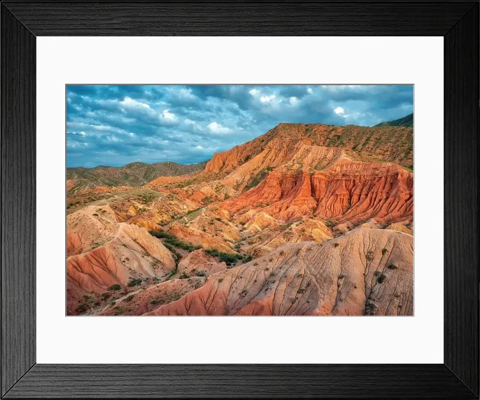 Framed Print : Fairytale Canyon Skazka in Kyrgyzstan, taken in August 2018 Framed Print : Fairytale Canyon Skazka in Kyrgyzstan, taken in August 2018