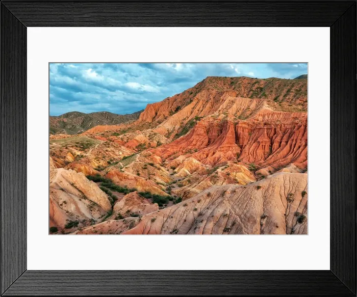 Framed Print : Fairytale Canyon Skazka in Kyrgyzstan, taken in August 2018 Framed Print : Fairytale Canyon Skazka in Kyrgyzstan, taken in August 2018