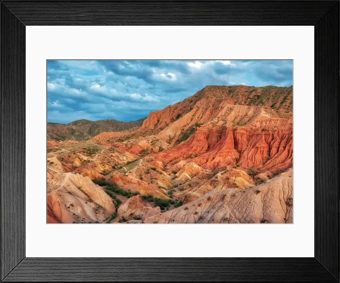 Framed Print : Fairytale Canyon Skazka in Kyrgyzstan, taken in August 2018