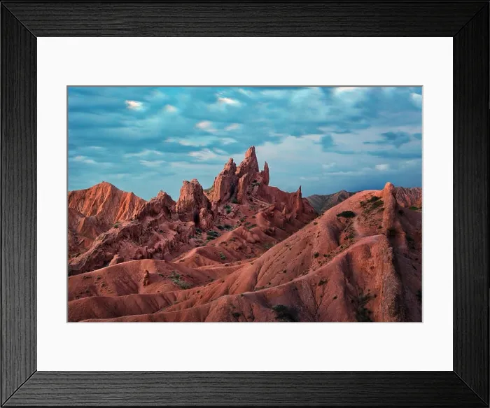Framed Print : Fairytale Canyon Skazka in Kyrgyzstan, taken in August 2018 Framed Print : Fairytale Canyon Skazka in Kyrgyzstan, taken in August 2018