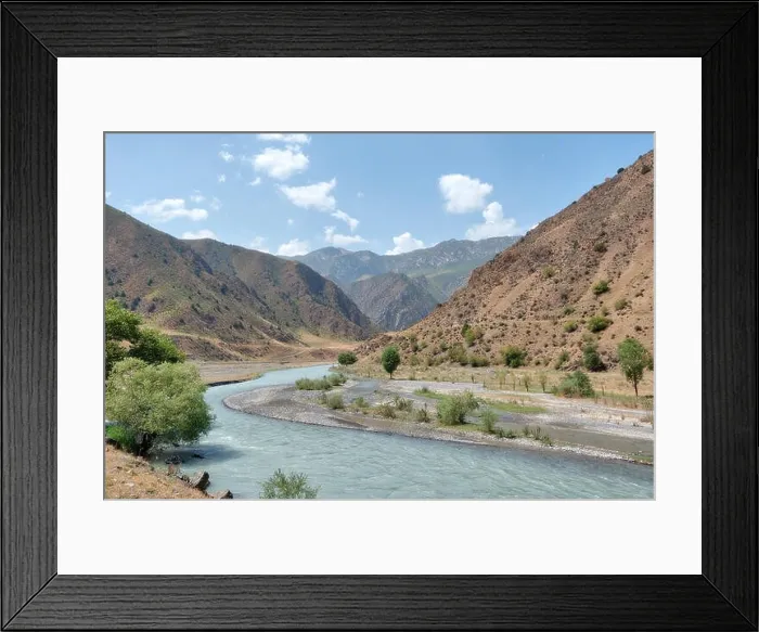 Framed Print : Along the road to Taldyk Mountain Pass in Kyrgyzstan taken in August 2018 Framed Print : Along the road to Taldyk Mountain Pass in Kyrgyzstan taken in August 2018