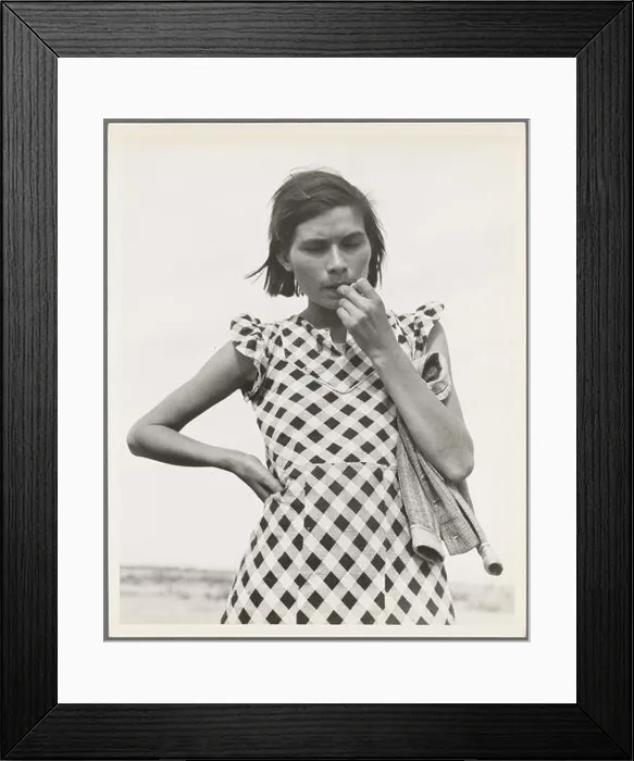 Framed Print : phot from the great depression in america around the 1930s Framed Print : phot from the great depression in america around the 1930s