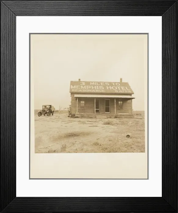 Framed Print : phot from the great depression in america around the 1930s Framed Print : phot from the great depression in america around the 1930s