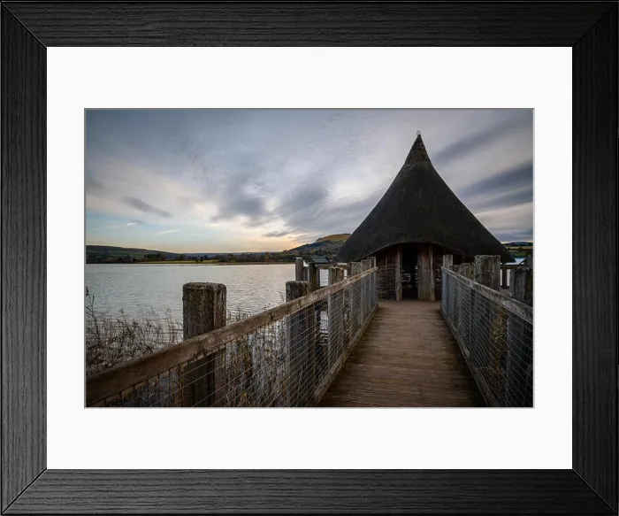 Framed Print : Sunset at a Beautiful natural lake in Brecon Beacons surrounded by rural farmland (Llangorse Lake, Wales) Framed Print : Sunset at a Beautiful natural lake in Brecon Beacons surrounded by rural farmland (Llangorse Lake, Wales)