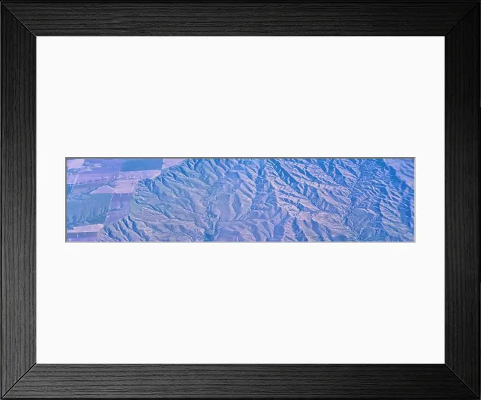 Framed Print : Aerial view of topographical landscapes over midwest states on flight over Colorado Framed Print : Aerial view of topographical landscapes over midwest states on flight over Colorado