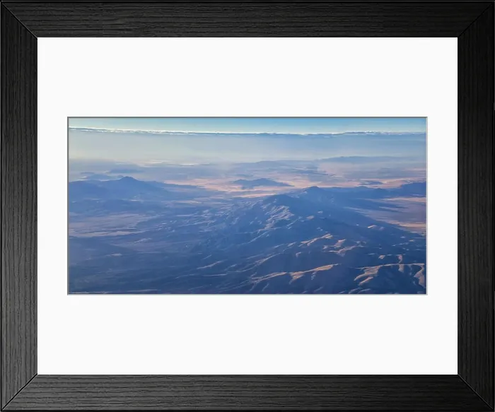 Framed Print : Aerial view of topographical Rocky Mountain landscapes on flight over Colorado and Utah during autumn Framed Print : Aerial view of topographical Rocky Mountain landscapes on flight over Colorado and Utah during autumn
