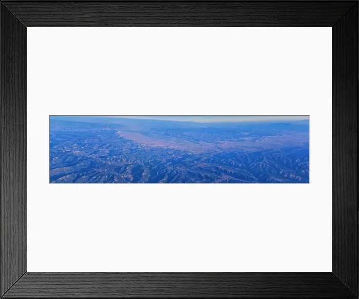 Framed Print : Aerial view of topographical Rocky Mountain landscapes on flight over Colorado and Utah during autumn Framed Print : Aerial view of topographical Rocky Mountain landscapes on flight over Colorado and Utah during autumn