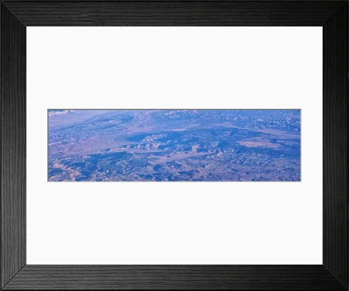 Framed Print : Aerial view of topographical Rocky Mountain landscapes on flight over Colorado and Utah during autumn Framed Print : Aerial view of topographical Rocky Mountain landscapes on flight over Colorado and Utah during autumn
