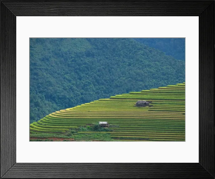 Framed Print : Aerial view of Vietnam landscapes Framed Print : Aerial view of Vietnam landscapes