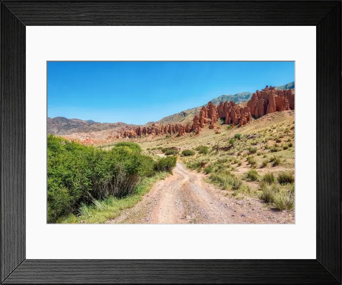 Framed Print : Assy Plateau East of Almaty Kazakhstan taken in August 2018 taken in hdr Framed Print : Assy Plateau East of Almaty Kazakhstan taken in August 2018 taken in hdr