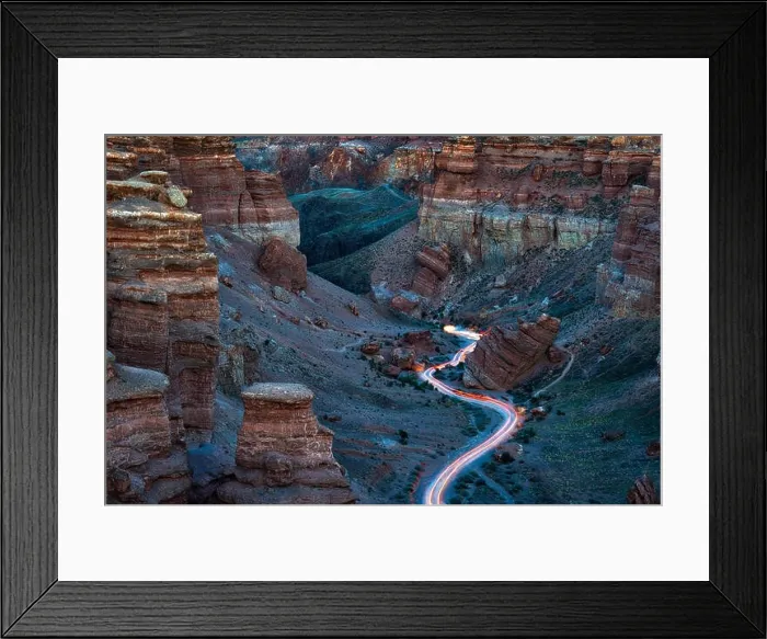 Framed Print : Charyn Canyon in South East Kazakhstan, taken in August 2018 taken in hdr Framed Print : Charyn Canyon in South East Kazakhstan, taken in August 2018 taken in hdr