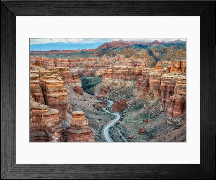 Framed Print : Charyn Canyon in South East Kazakhstan, taken in August 2018 taken in hdr Framed Print : Charyn Canyon in South East Kazakhstan, taken in August 2018 taken in hdr