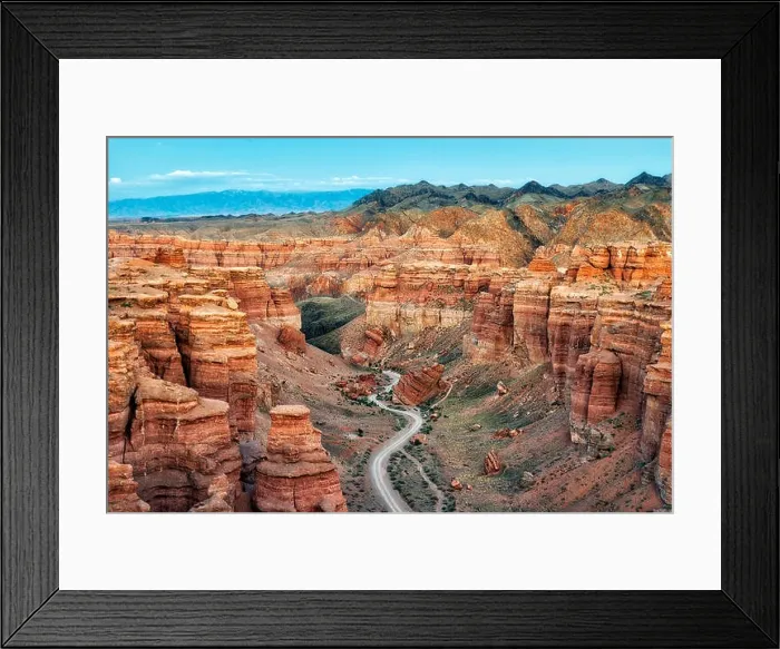 Framed Print : Charyn Canyon in South East Kazakhstan, taken in August 2018 taken in hdr Framed Print : Charyn Canyon in South East Kazakhstan, taken in August 2018 taken in hdr