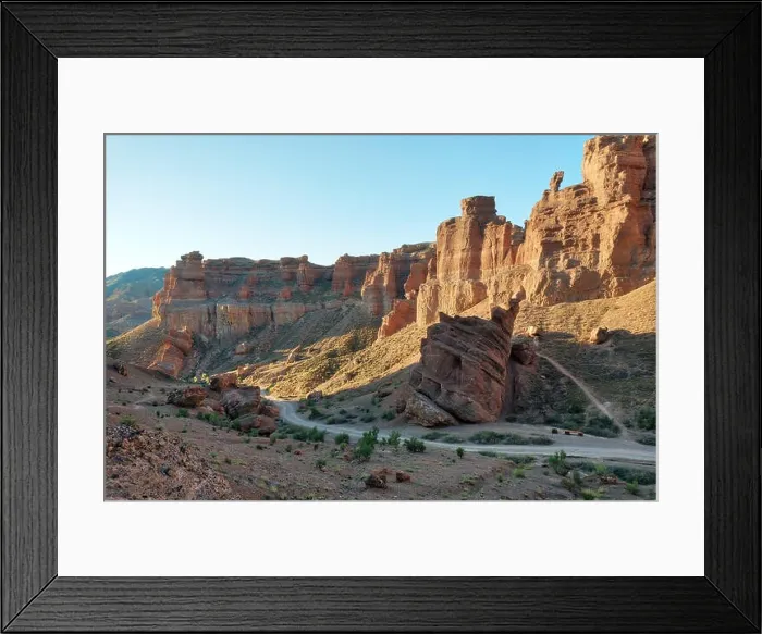 Framed Print : Charyn Canyon in South East Kazakhstan, taken in August 2018 taken in hdr Framed Print : Charyn Canyon in South East Kazakhstan, taken in August 2018 taken in hdr