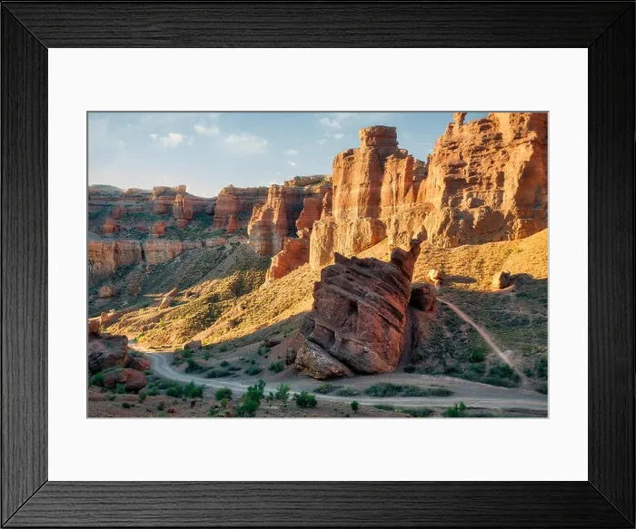 Framed Print : Charyn Canyon in South East Kazakhstan, taken in August 2018 taken in hdr Framed Print : Charyn Canyon in South East Kazakhstan, taken in August 2018 taken in hdr