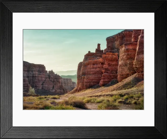 Framed Print : Charyn Canyon in South East Kazakhstan, taken in August 2018 taken in hdr Framed Print : Charyn Canyon in South East Kazakhstan, taken in August 2018 taken in hdr