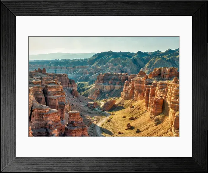 Framed Print : Charyn Canyon in South East Kazakhstan, taken in August 2018 taken in hdr Framed Print : Charyn Canyon in South East Kazakhstan, taken in August 2018 taken in hdr