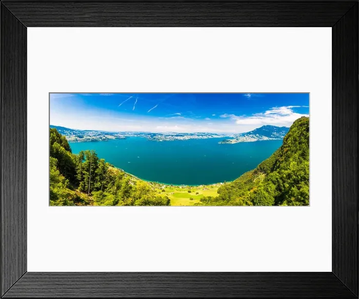 Framed Print : Swiss Alps near Burgenstock with the view of Vierwaldstattersee and Rigi mountain, Switzerland, Europe Framed Print : Swiss Alps near Burgenstock with the view of Vierwaldstattersee and Rigi mountain, Switzerland, Europe