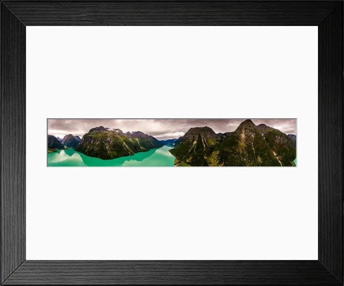 Framed Print : Lake Lovatnet near Stryn, Norway Framed Print : Lake Lovatnet near Stryn, Norway