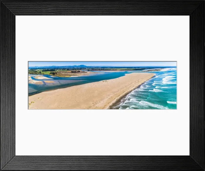 Framed Print : River Mouth New Zealand Landscapes Framed Print : River Mouth New Zealand Landscapes