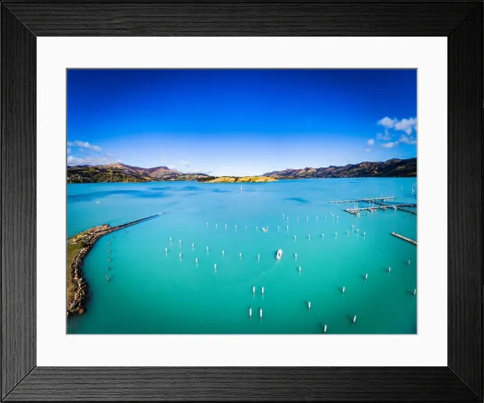 Framed Print : Lyttelton Marina Christchurch New Zealand Framed Print : Lyttelton Marina Christchurch New Zealand