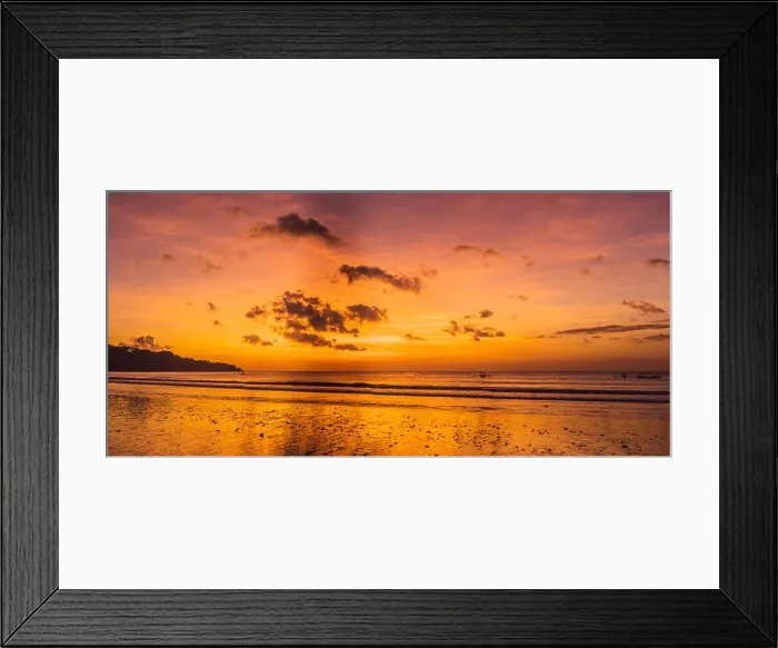 Framed Print : Jimbaran Beach Bali sun set near International Ngurah Rai Airport Framed Print : Jimbaran Beach Bali sun set near International Ngurah Rai Airport