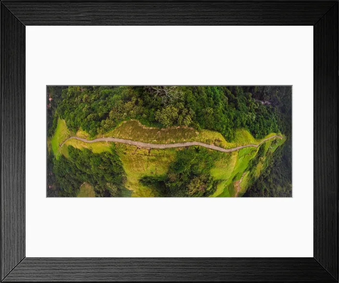 Framed Print : Aerial picture of Campuhan Ridge Walk, Scenic Green Valley in Ubud Bali. Photo from the drone Framed Print : Aerial picture of Campuhan Ridge Walk, Scenic Green Valley in Ubud Bali. Photo from the drone